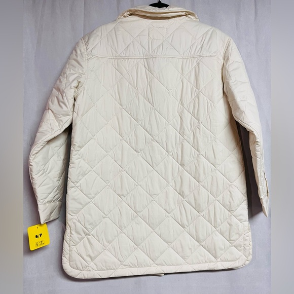 Tilley Women's Quilted Lightweight Relaxed Fit Cream Jacket NWT Size Small - Picture 3 of 4
